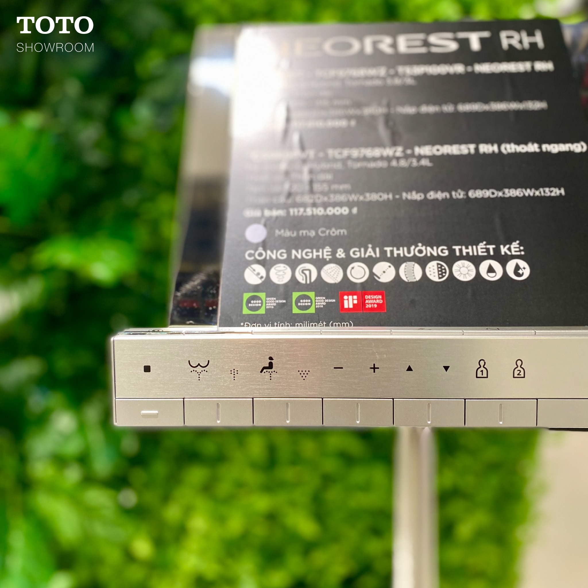 Bồn cầu thông minh Neorest AH TOTO CS989VT TCF9788WZ T53P100VR - 20