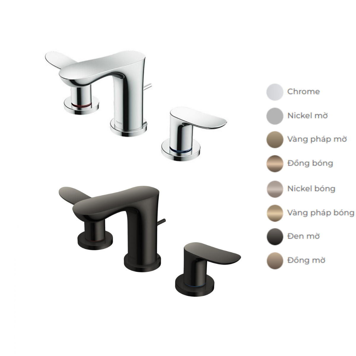 Vòi lavabo nóng lạnh GO TOTO TLG01201BB (TLG01201B) - 2