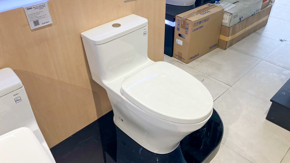Bồn cầu 1 khối TOTO MS857DT3 nắp đóng êm TC385VS - 3