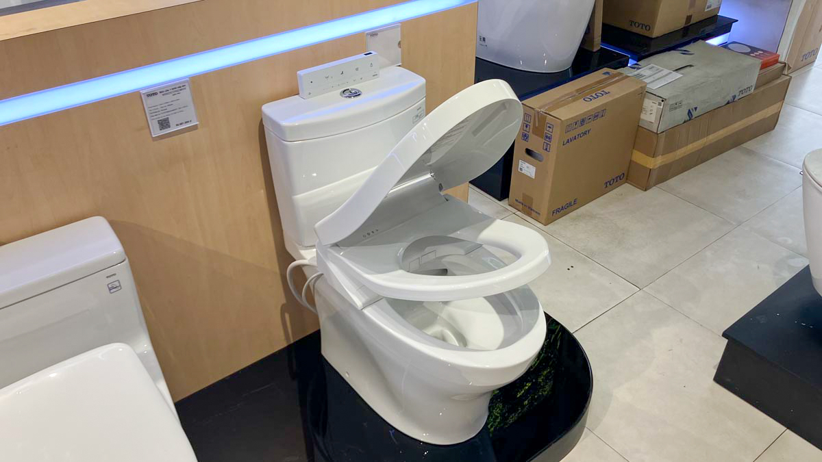 Bồn cầu TOTO CS769DRW25 2 khối nắp điện tử Washlet S5 TCF34461GAA - 12