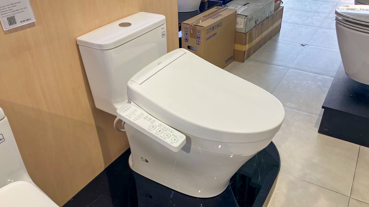 Bồn cầu TOTO MS857DW24 1 khối nắp điện tử Washlet S2 TCF33461GAA - 3