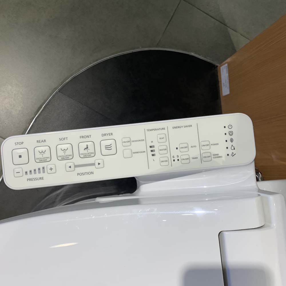 Bồn cầu TOTO MS889CDRW17 1 khối nắp điện tử Washlet C2 TCF23460AAA giấu dây - 9
