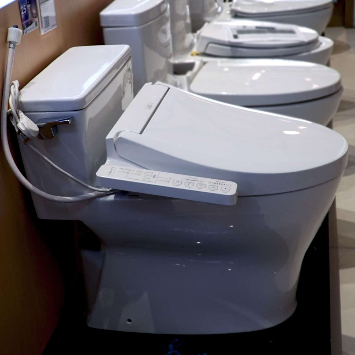 Bồn cầu TOTO MS188VKW16 T53P100VR 1 khối nắp điện tử Washlet C2 TCF23410AAA - 4