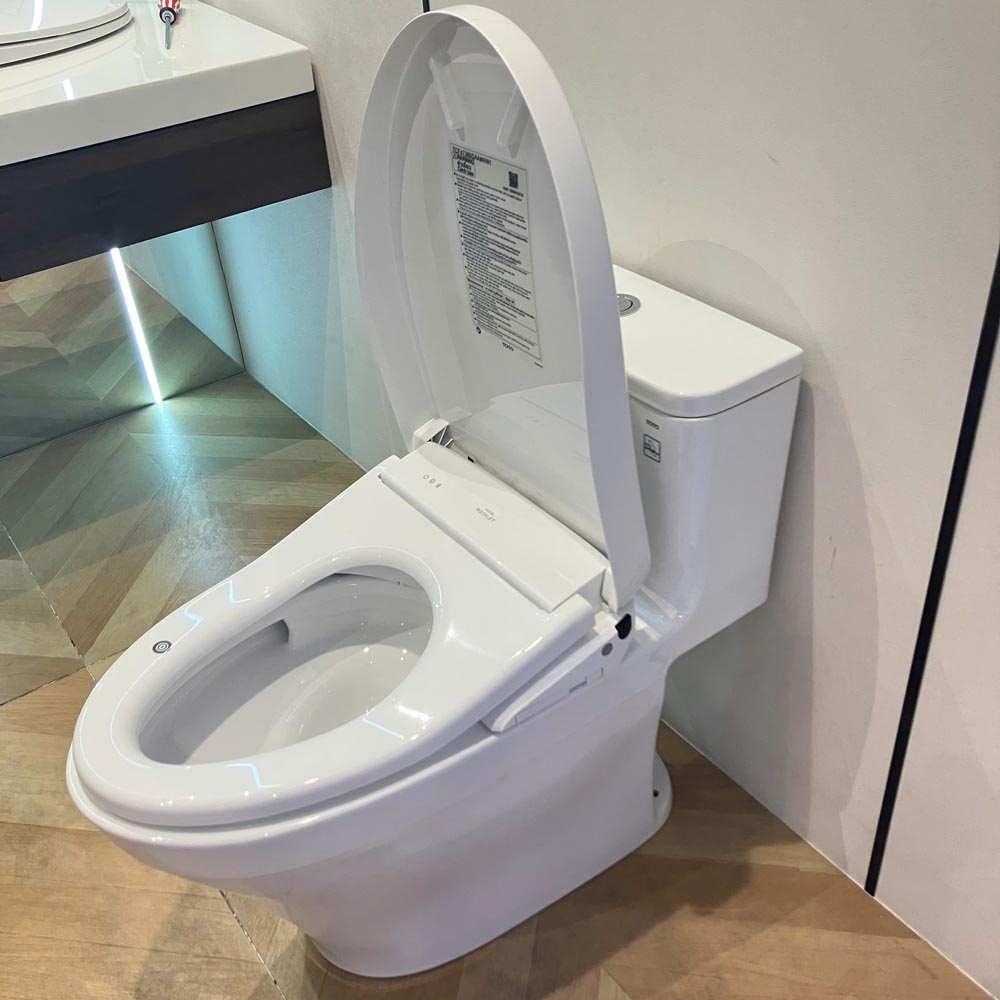 Bồn cầu 1 khối TOTO MS857CDW23 nắp điện tử Washlet S7 TCF47360GAA giấu dây - 5