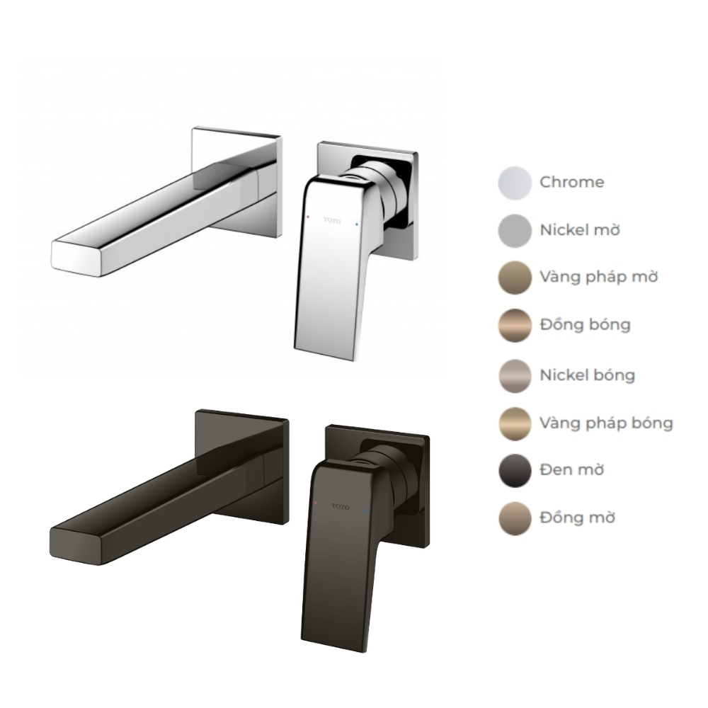 Vòi lavabo nóng lạnh gắn tường GB TOTO TLG10307BB (TLG10307B) - 2