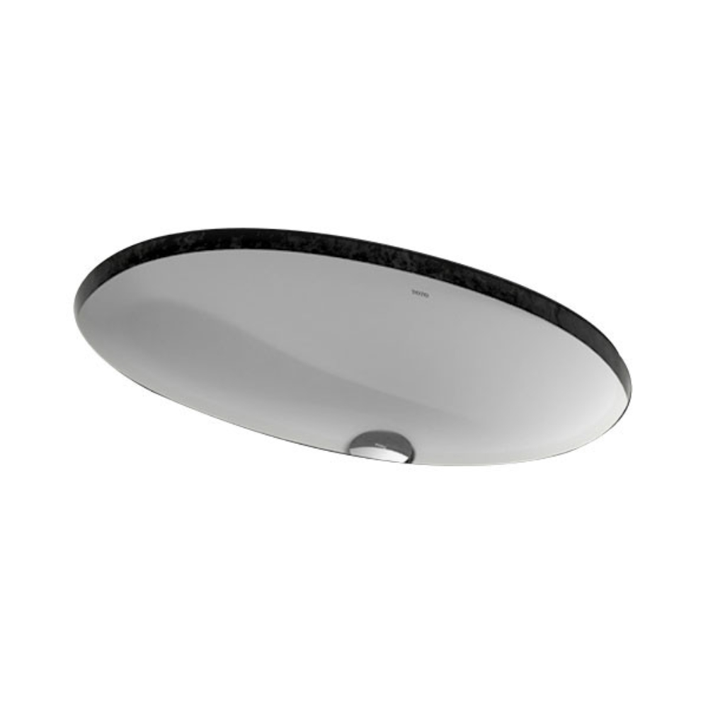 Chậu rửa mặt lavabo âm bàn TOTO LW1506V#XW TL516GV kèm giá đỡ - 2