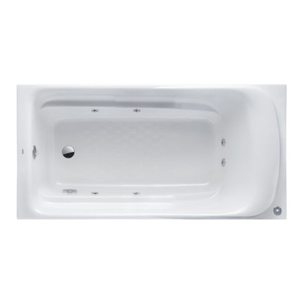 Bồn tắm massage TOTO PPYK1760ZLPNE#P TVBF412 DB505R-2B ngọc trai 1m7 gồm bộ xả thải - 2