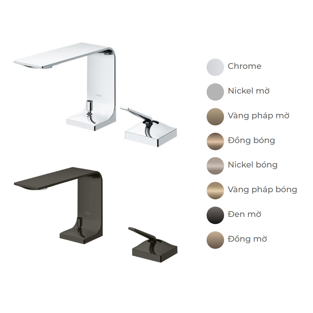 Vòi lavabo nóng lạnh ZL TOTO TLP02301B - 2