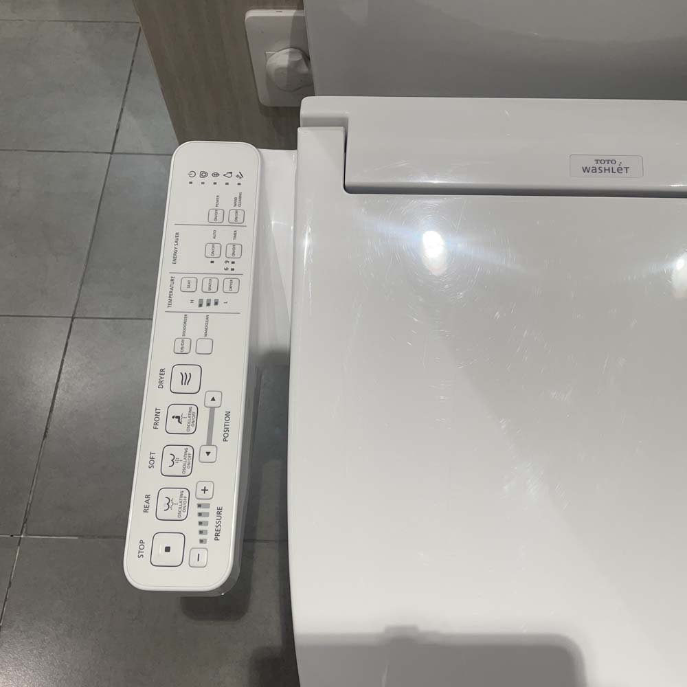Bồn cầu TOTO MS885CDW17 1 khối nắp điện tử Washlet C2 TCF23460AAA giấu dây - 7