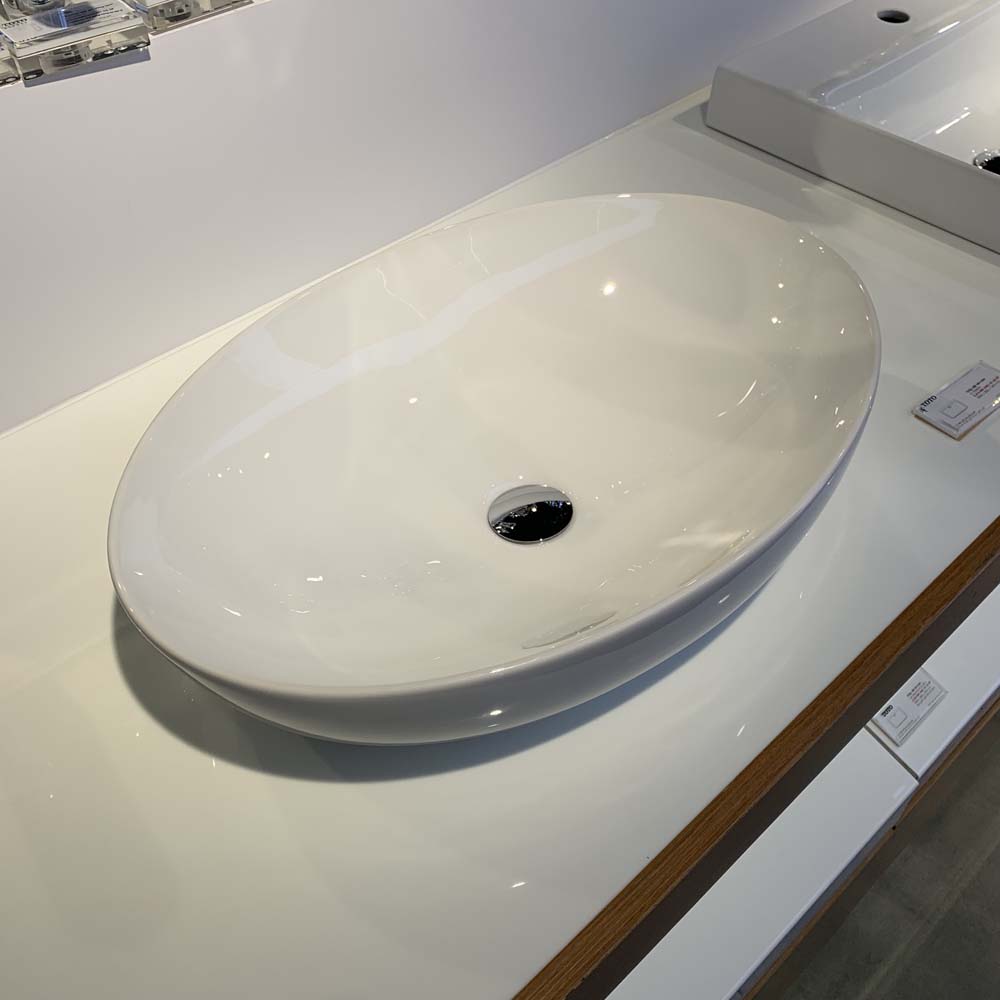 Chậu rửa lavabo đặt bàn TOTO LT1705#XW (LT1705XW) màu trắng bóng - 4