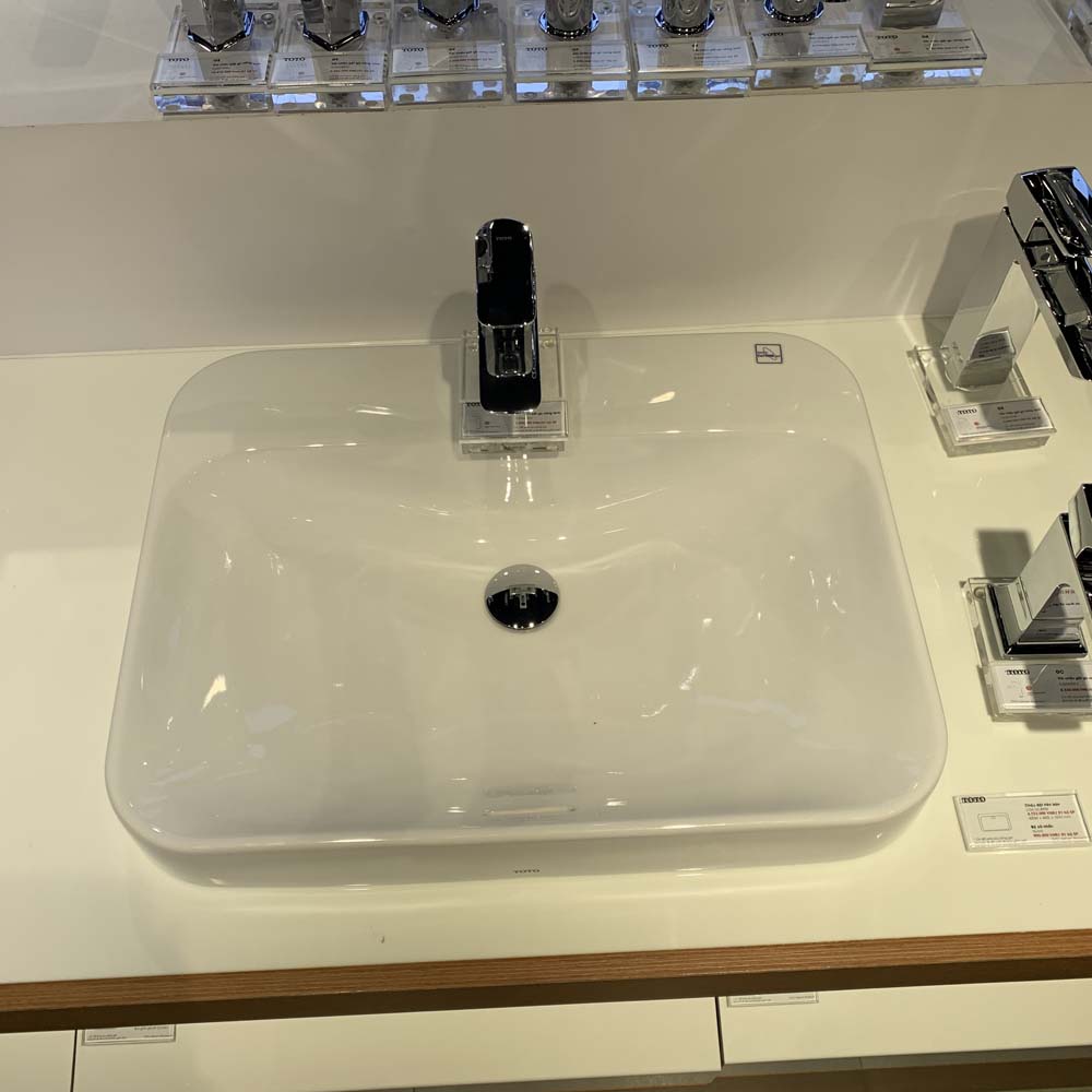 Chậu rửa lavabo đặt bàn TOTO LT5616C - 5