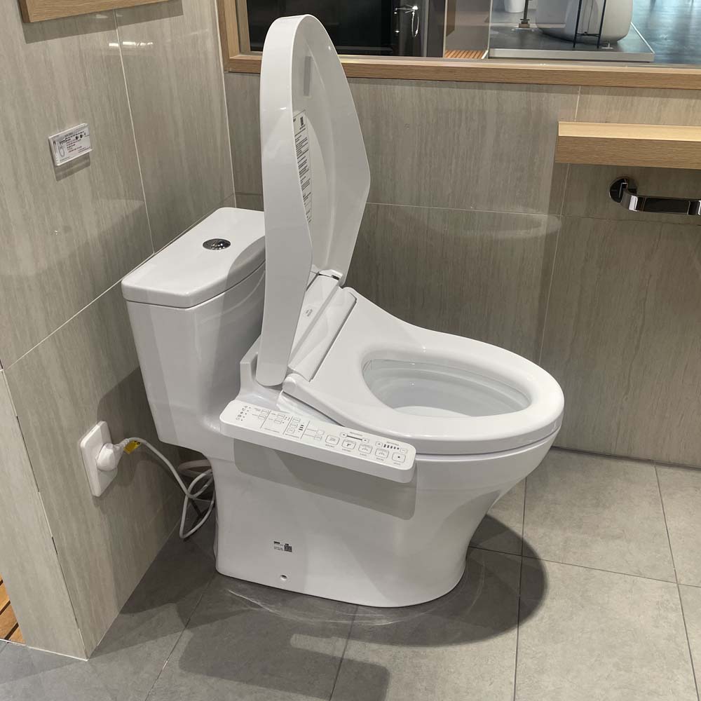 Bồn cầu TOTO MS885CDW17 1 khối nắp điện tử Washlet C2 TCF23460AAA giấu dây - 9