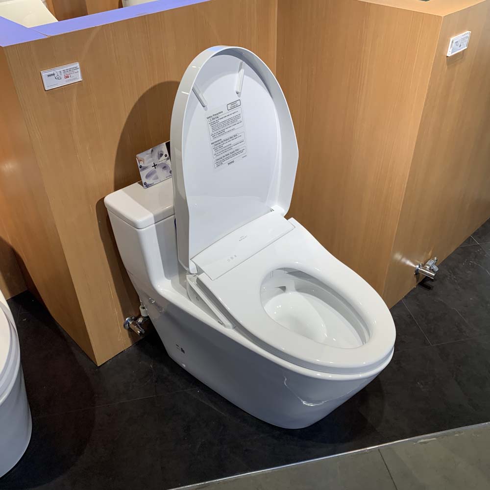 Bồn cầu TOTO MS625CDW12 1 khối nắp điện tử Washlet S7 TCF4911EZ giấu dây - 6