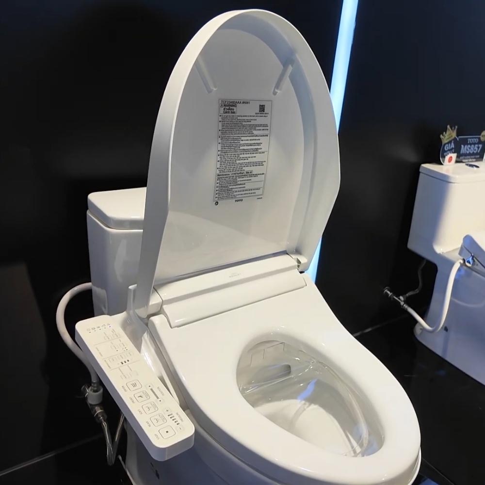 Nắp bồn cầu thông minh Washlet C2 TOTO TCF23460AAA (W17) dành cho bồn cầu giấu dây - 3