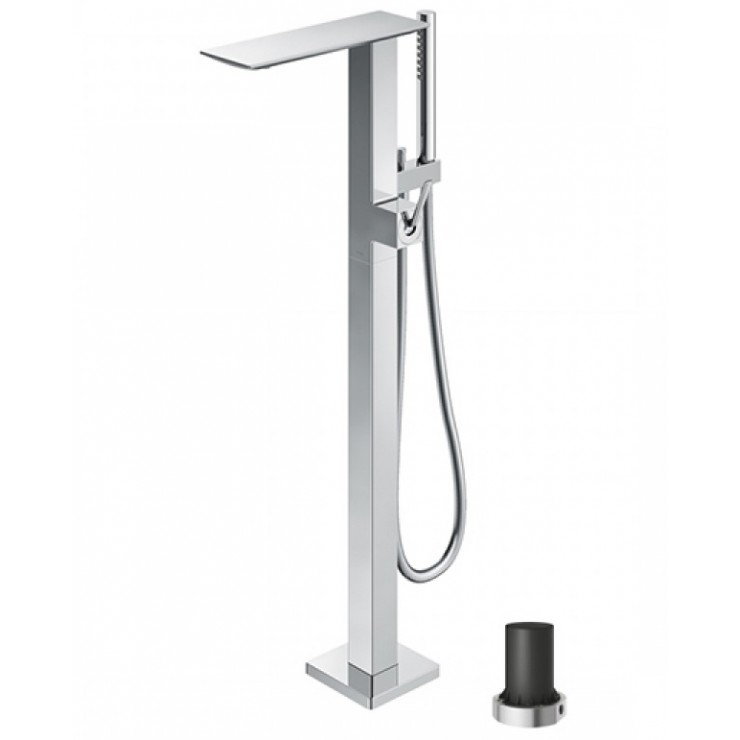 Vòi xả bồn tắm TOTO TBP02303AA TBN01105B đặt sàn nóng lạnh (kèm đế)