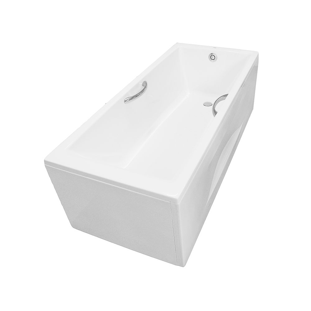 Bồn tắm yếm TOTO PAY1725HVC#W TVBF411 nhựa 1m7 tay vịn gồm bộ xả thải - 2