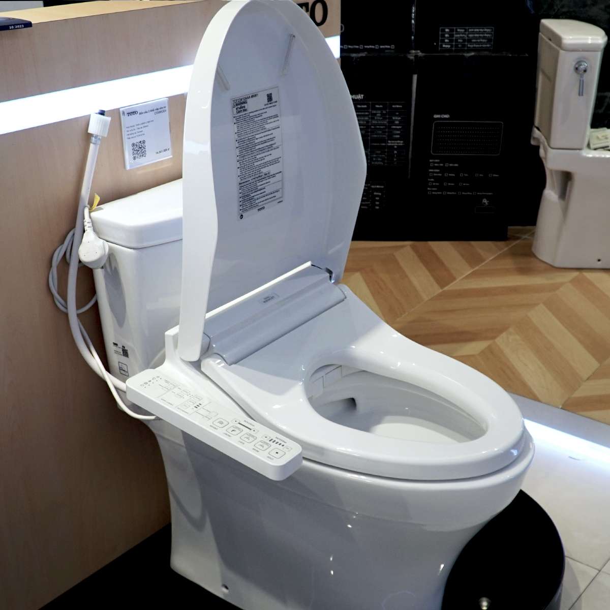 Bồn cầu TOTO MS889DRW16 1 khối nắp điện tử Washlet C2 TCF23410AAA - 9