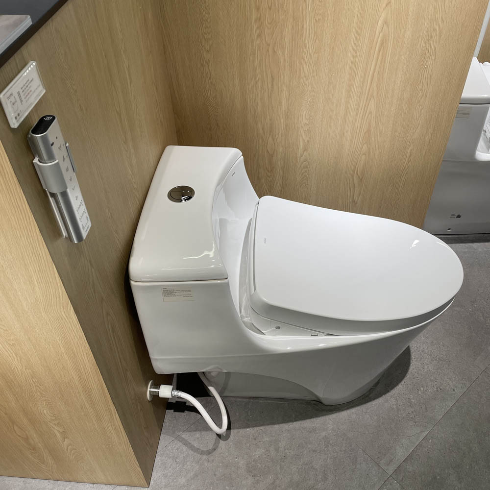 Bồn cầu TOTO MS823CDRW12 1 khối nắp điện tử Washlet S7 TCF4911EZ giấu dây - 5