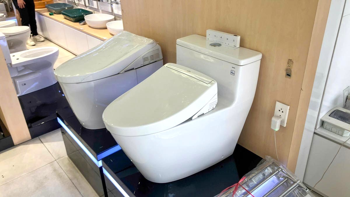Bồn cầu TOTO MS625CDW25 1 khối nắp điện tử Washlet S5 TCF34461GAA giấu dây - 5
