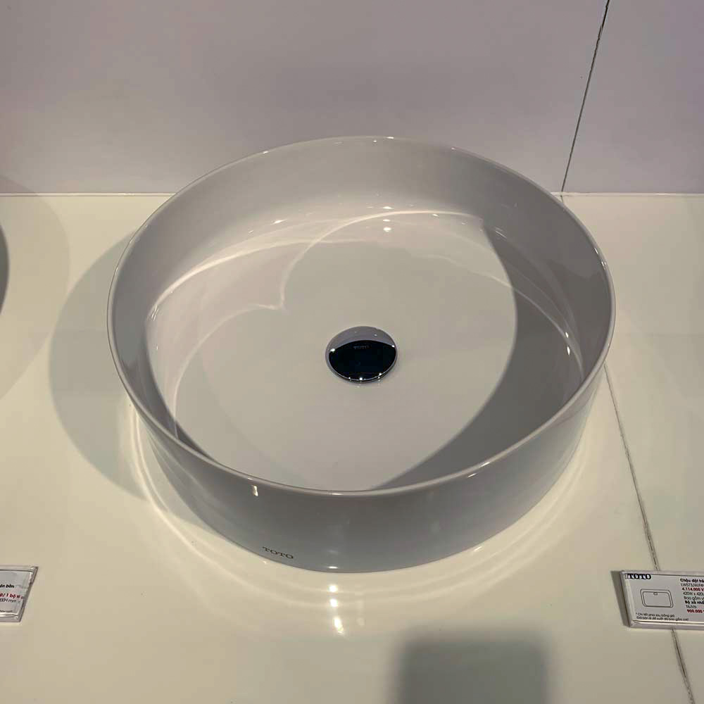 Chậu rửa lavabo đặt bàn TOTO LW573JW/F - 3