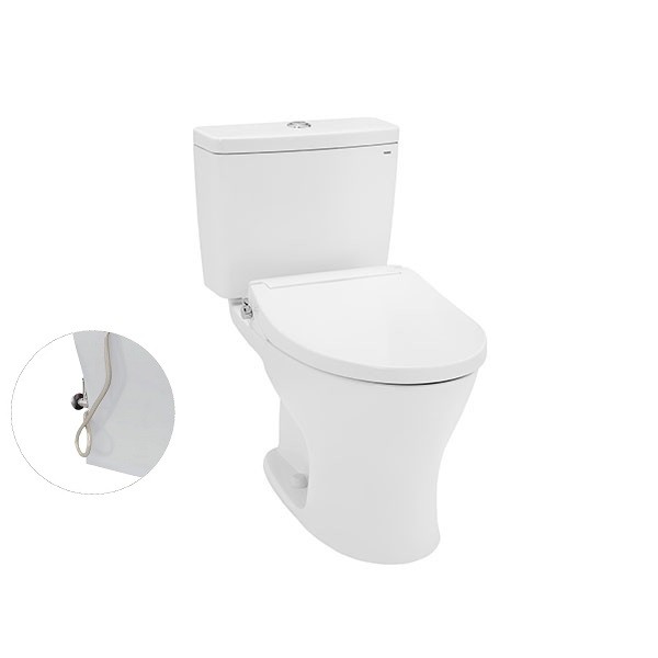 Bồn cầu TOTO CS735DE2 2 khối nắp rửa cơ TCW07S