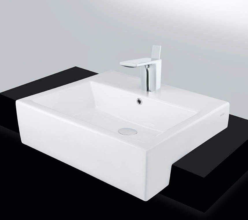 Chậu rửa mặt lavabo bán âm TOTO LT647CR