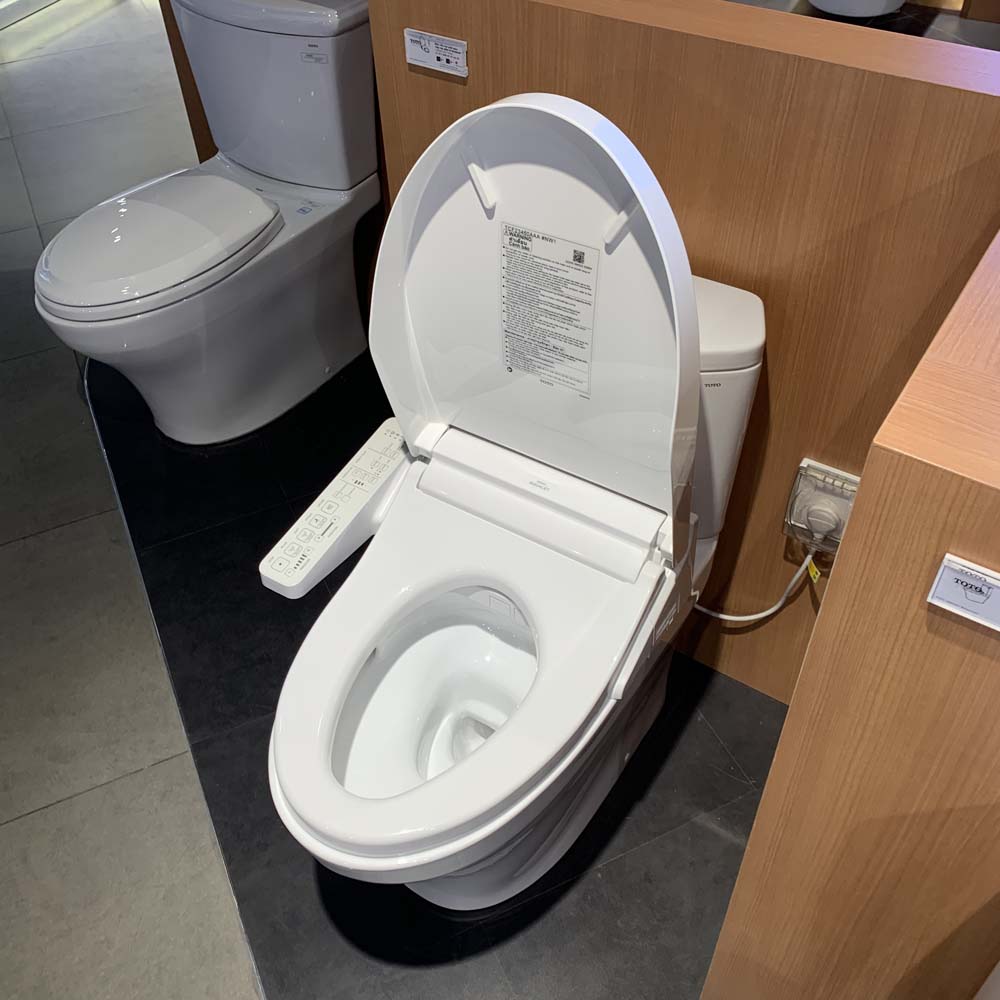 Bồn cầu TOTO CS838CDW17 2 khối nắp điện tử Washlet C2 TCF23460AAA giấu dây - 7