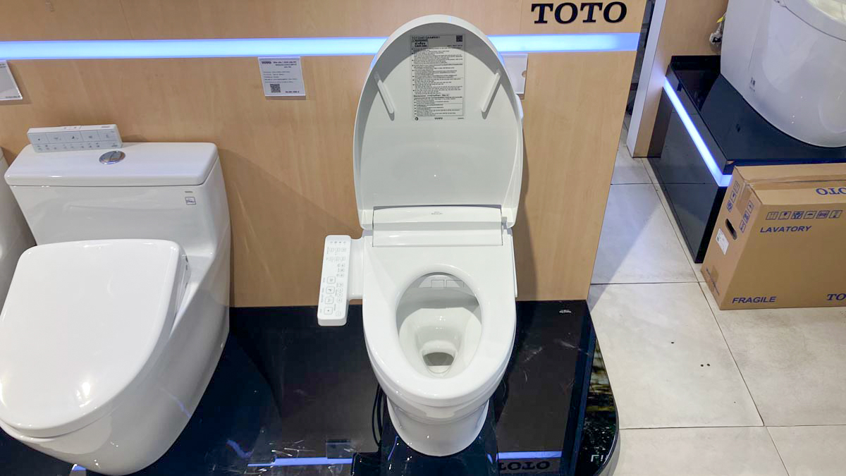 Bồn cầu TOTO CS769DRW24 2 khối nắp điện tử Washlet S2 TCF33461GAA - 8