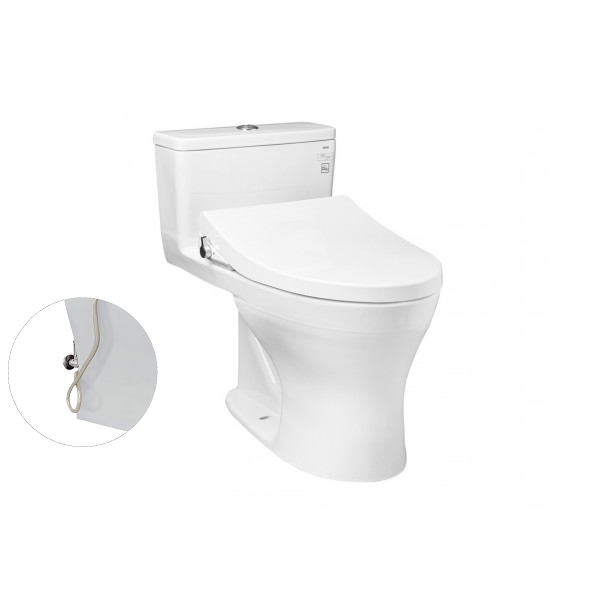 Bồn cầu TOTO MS855DE4 1 khối nắp rửa cơ TCW1211A