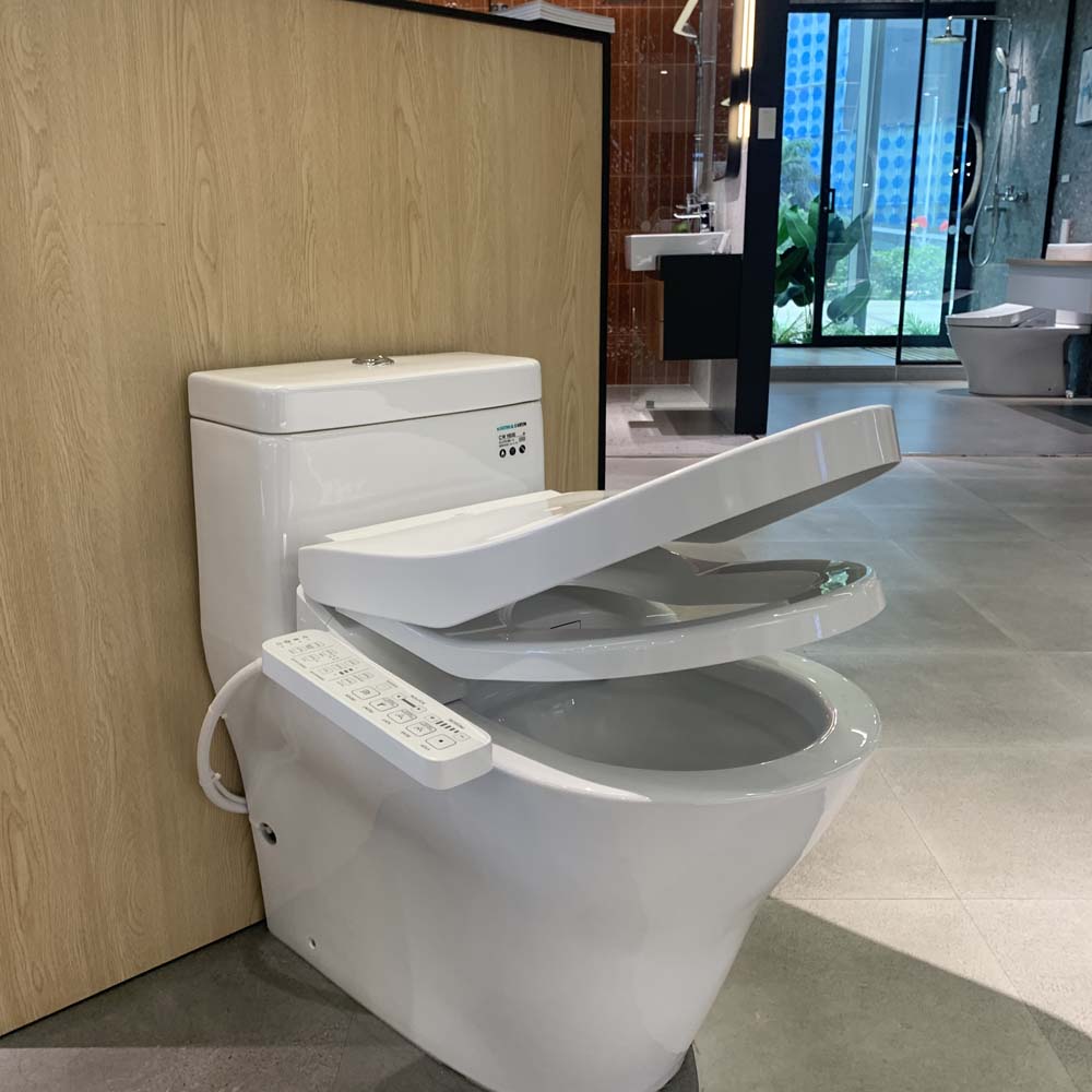 Bồn cầu TOTO CW166RB TCF33320GAA T53P100VR 1 khối nắp điện tử Washlet S2 - 13