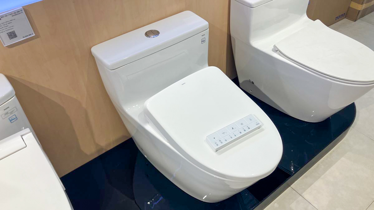 Bồn cầu TOTO MS625CDW23 1 khối nắp điện tử Washlet S7 TCF47360GAA giấu dây - 2