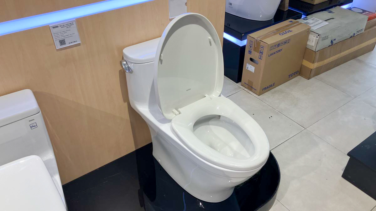 Bồn cầu 1 khối TOTO MS887RT3 nắp đóng êm TC385VS - 8