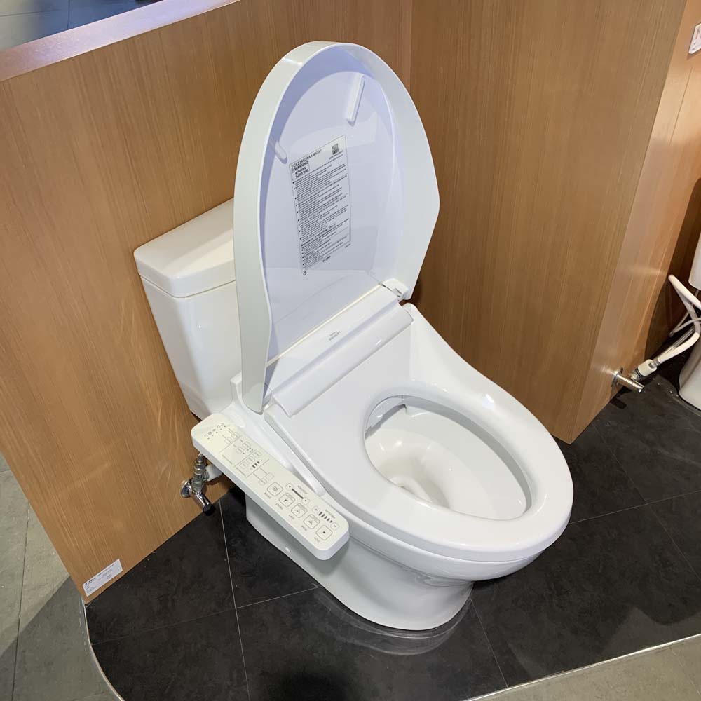 Bồn cầu TOTO MS889CDRW17 1 khối nắp điện tử Washlet C2 TCF23460AAA giấu dây - 5