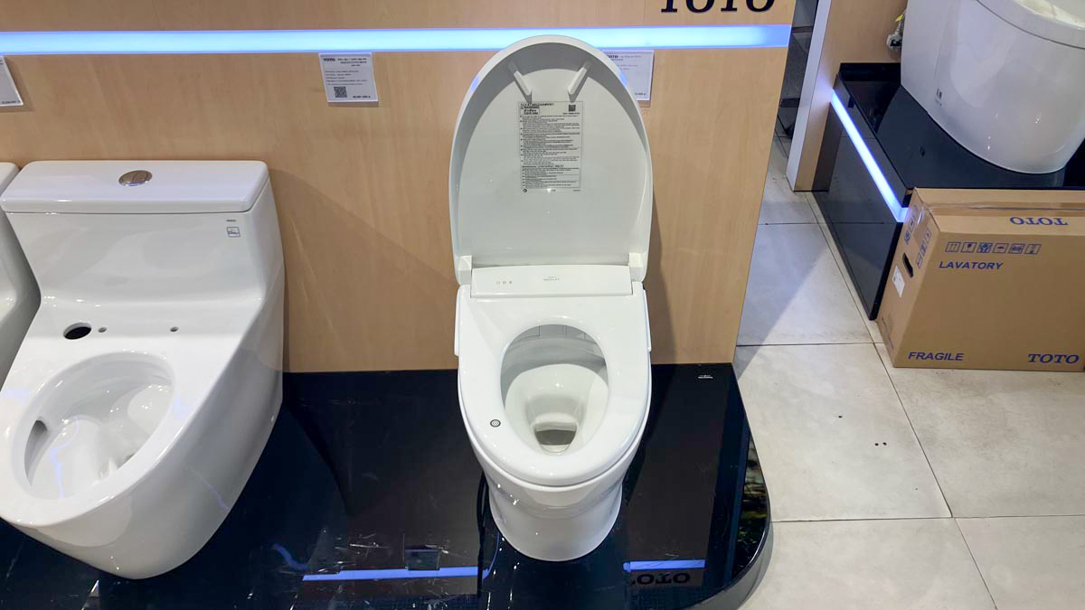 Bồn cầu TOTO MS885CDW23 1 khối nắp điện tử Washlet S7 TCF47360GAA giấu dây - 7