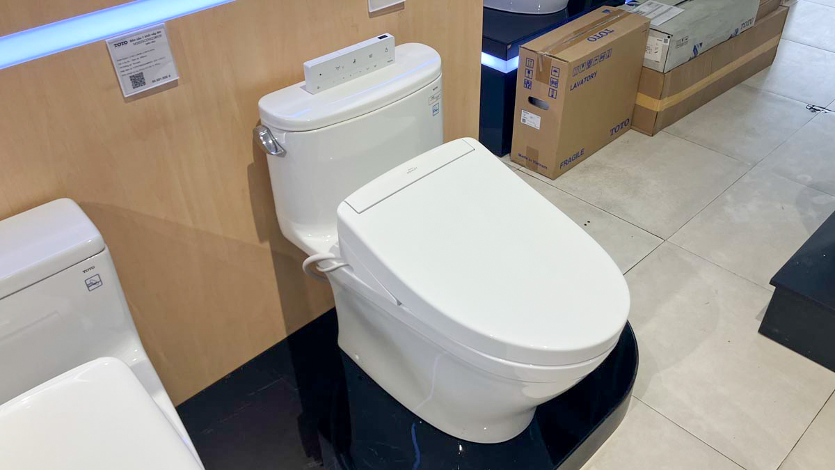 Bồn cầu TOTO MS887RW25 1 khối nắp điện tử Washlet S5 TCF34461GAA - 3