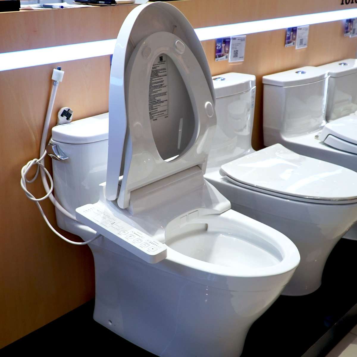 Bồn cầu TOTO MS887RW16 1 khối nắp điện tử Washlet C2 TCF23410AAA - 14