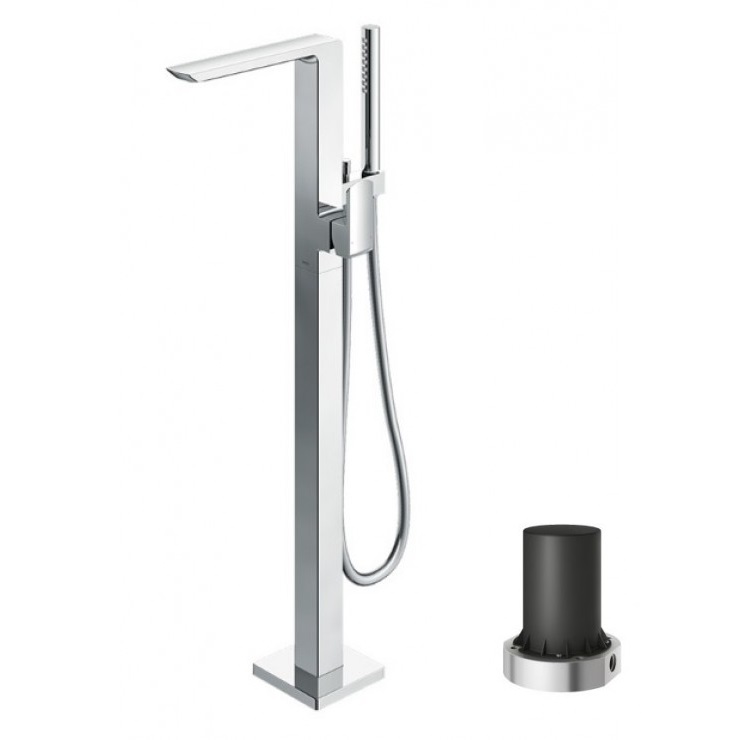 Vòi xả bồn tắm TOTO TBG02306BA TBN01105B đặt sàn nóng lạnh (kèm đế)