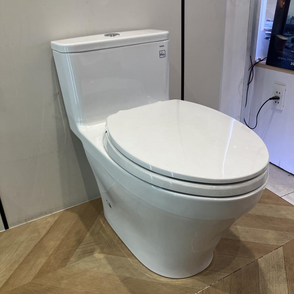 Bồn cầu 1 khối TOTO MS857DT2 nắp đóng êm TC393VS - 2