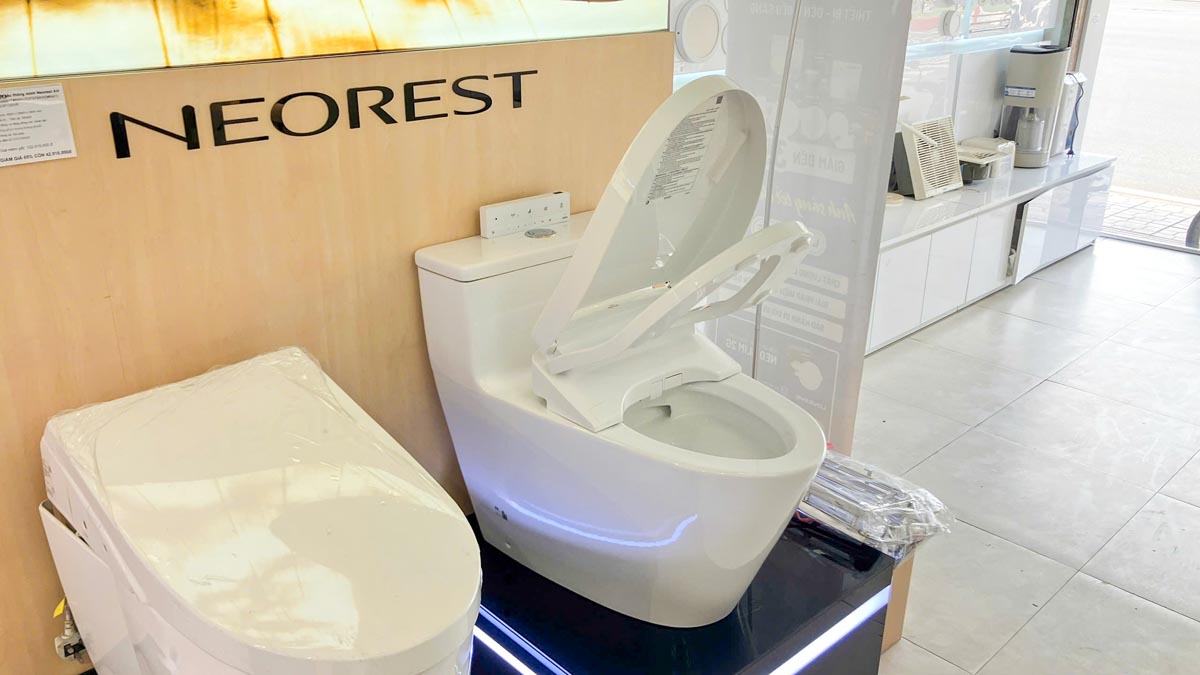 Bồn cầu TOTO MS625CDW25 1 khối nắp điện tử Washlet S5 TCF34461GAA giấu dây - 9