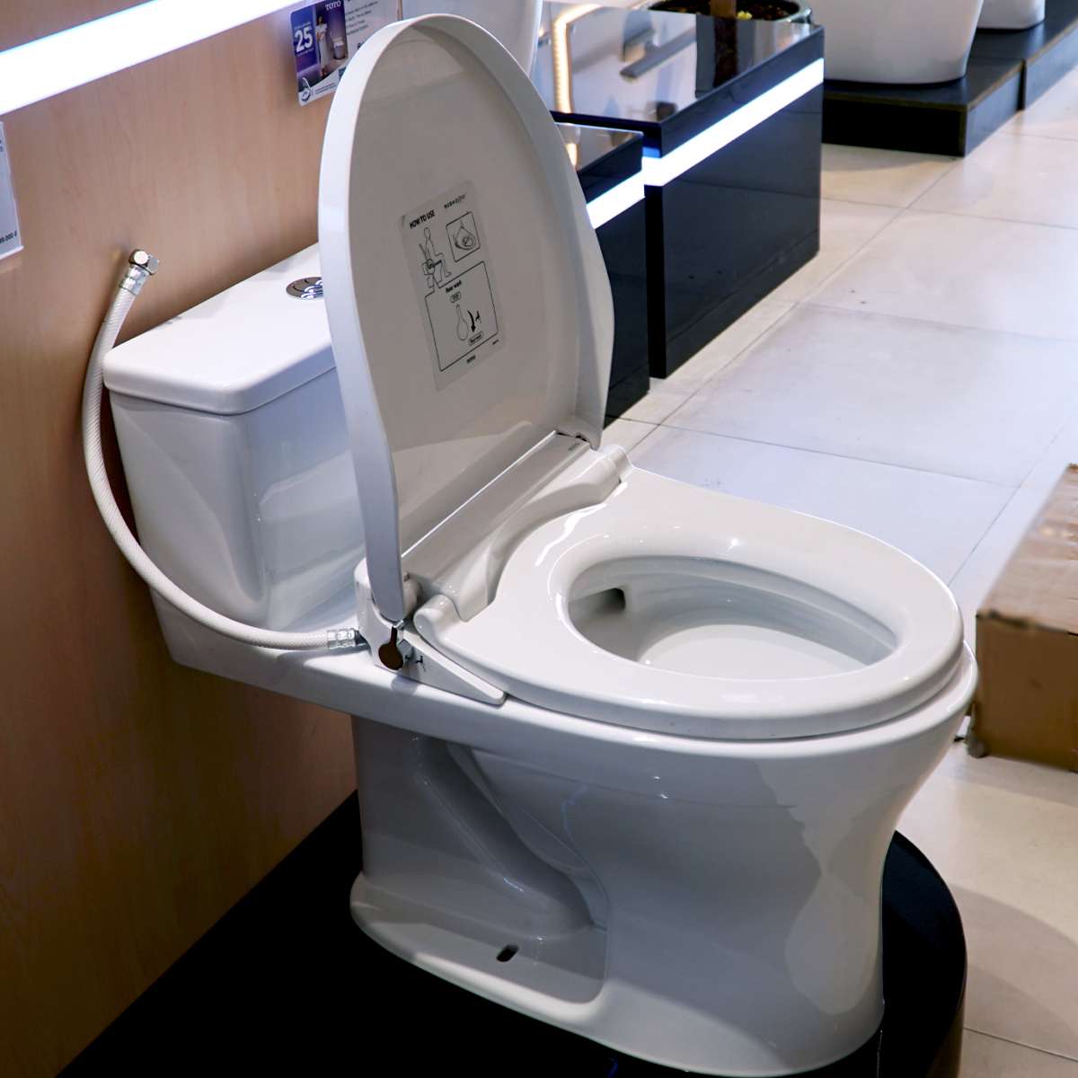 Bồn cầu TOTO MS855DE2 1 khối nắp rửa cơ TCW07S - 8