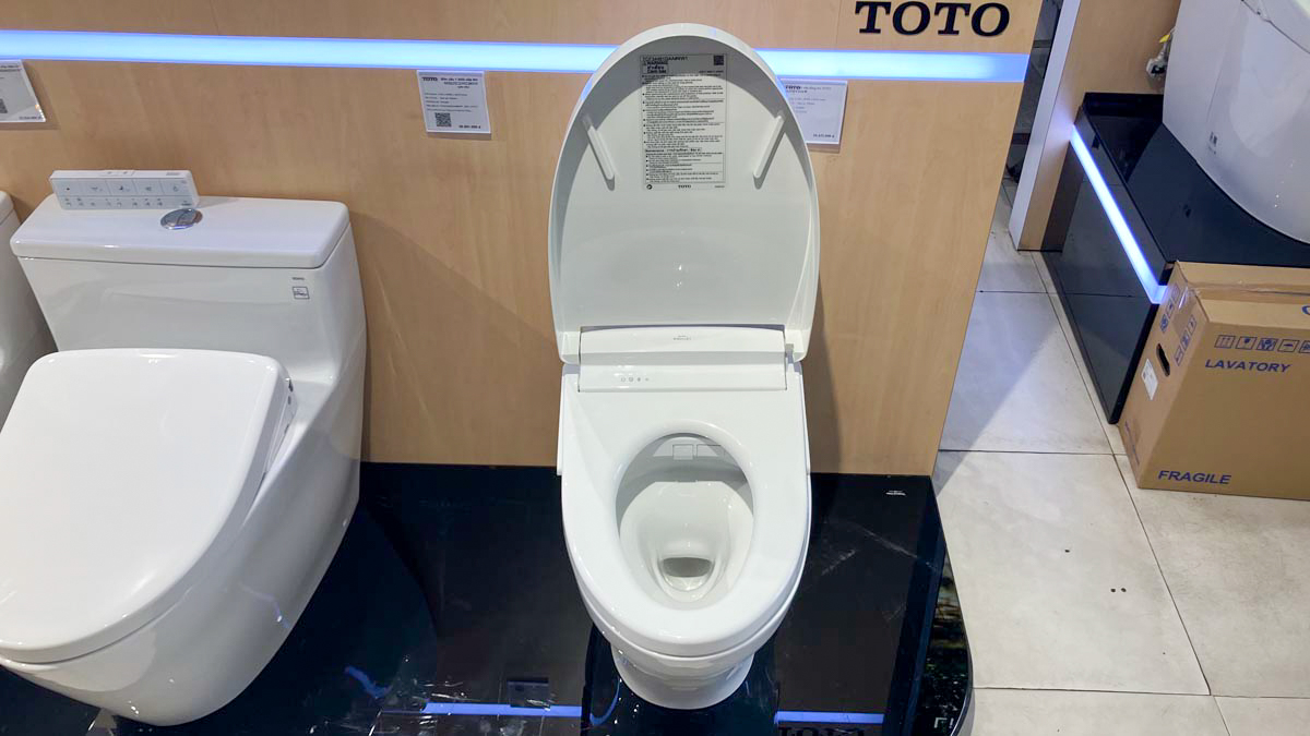 Bồn cầu TOTO MS857DW25 1 khối nắp điện tử Washlet S5 TCF34461GAA - 8