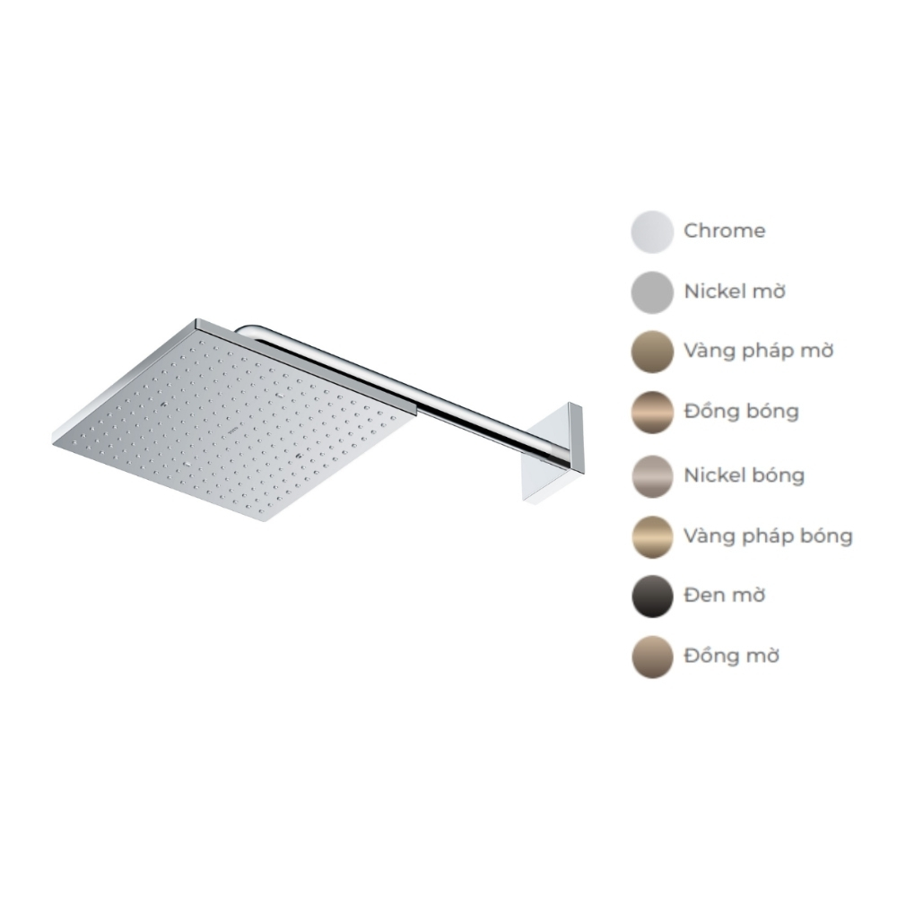 Bát sen tắm gắn tường TOTO TBW08002A (vuông, 250 mm) - 2