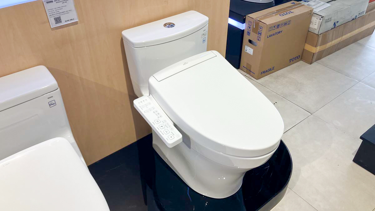 Bồn cầu TOTO MS885CDW24 1 khối nắp điện tử Washlet S2 TCF33461GAA giấu dây - 3