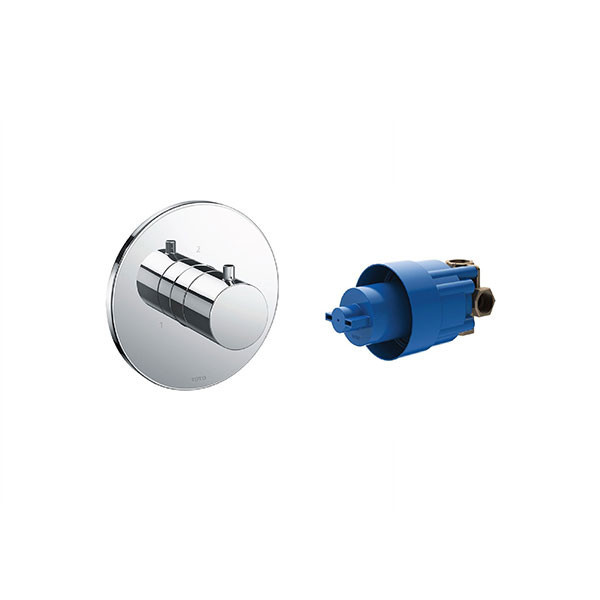 Set sen tắm âm tường 3 đường nước nhiệt độ TOTO GLOBAL FITTINGS TBW01005B - 4