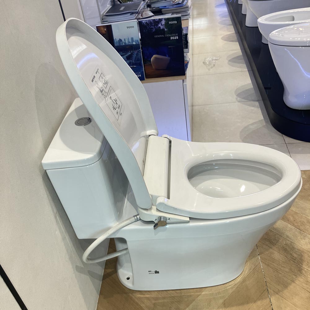 Bồn cầu 1 khối TOTO MS857DE4 nắp rửa cơ TCW1211A - 6