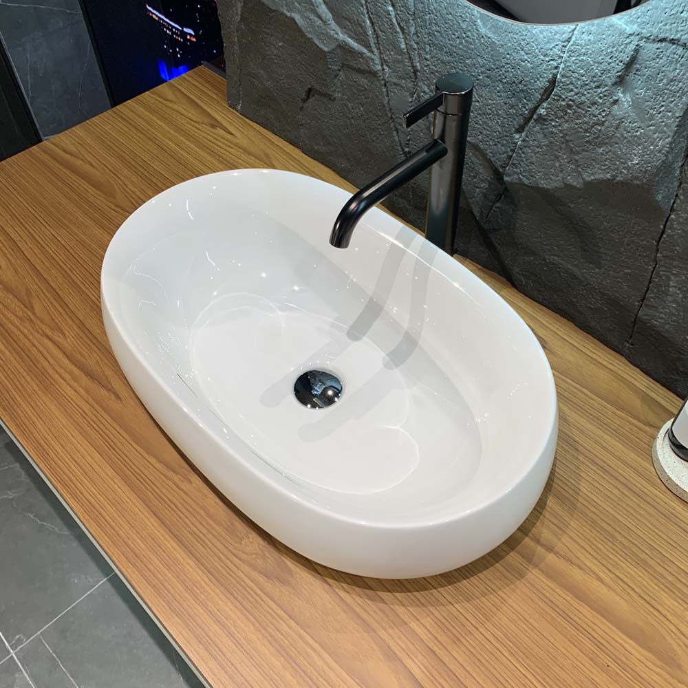Chậu lavabo đặt bàn Galalato TOTO PJS05WE#GW (PJS05WEGW) trắng bóng - 5