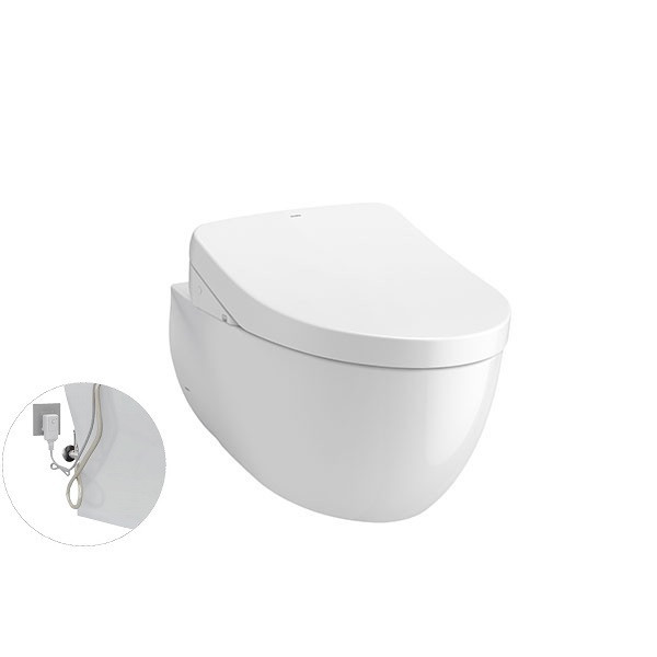 Bồn cầu treo tường LP điện tử S7 TOTO CW812RA TCF4911Z WH172A MB176GH - 2