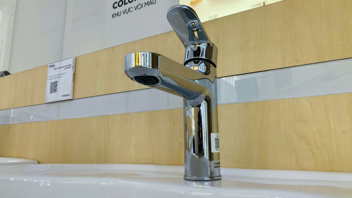 Vòi lavabo nóng lạnh TOTO TLS06301V1 - 5