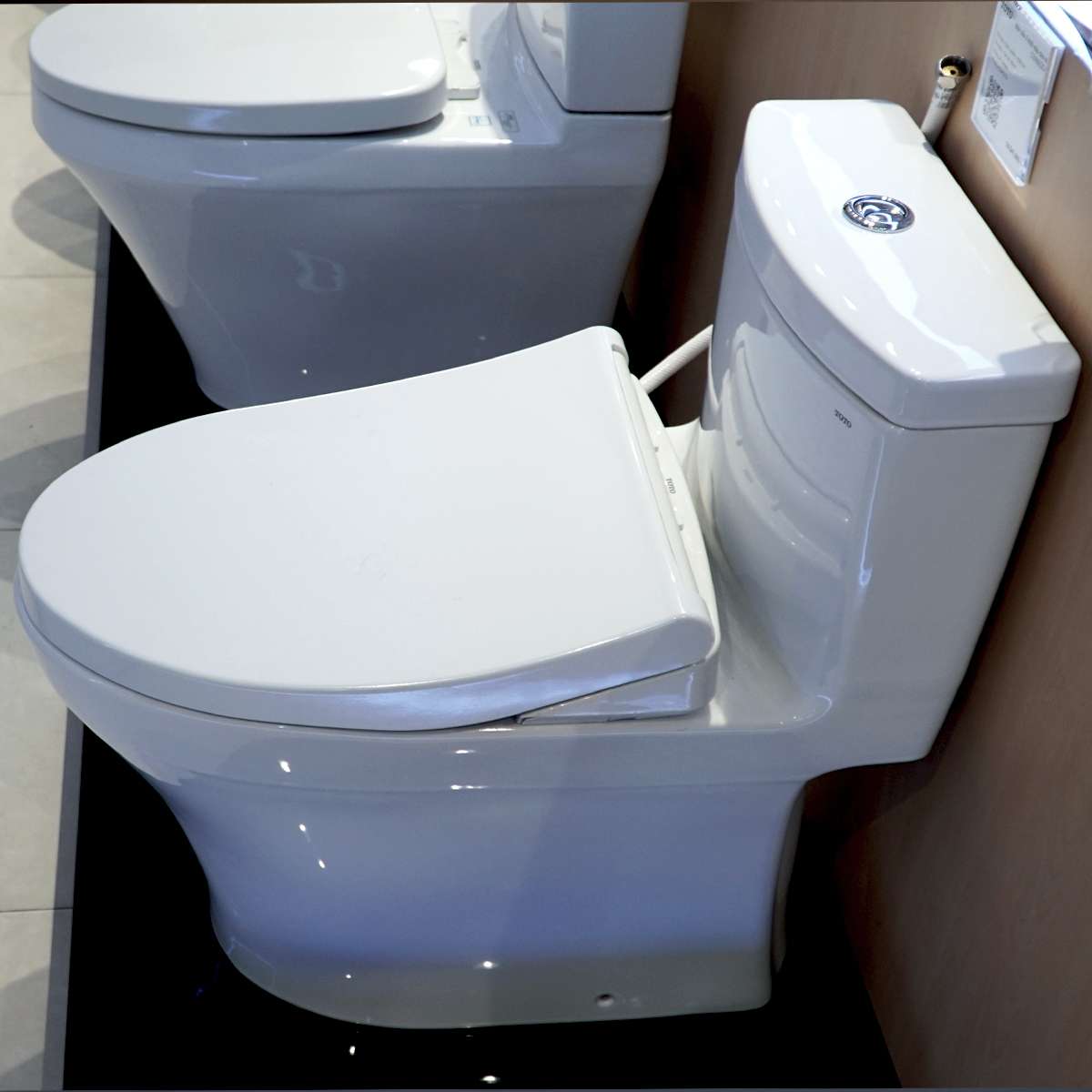 Bồn cầu TOTO MS889DRE4 1 khối nắp rửa cơ TCW1211A - 9