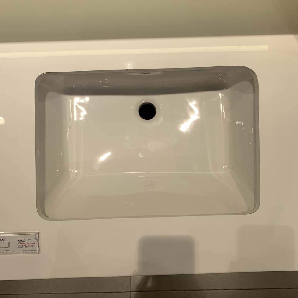 Chậu rửa mặt lavabo âm bàn TOTO LT505T#XW - 3